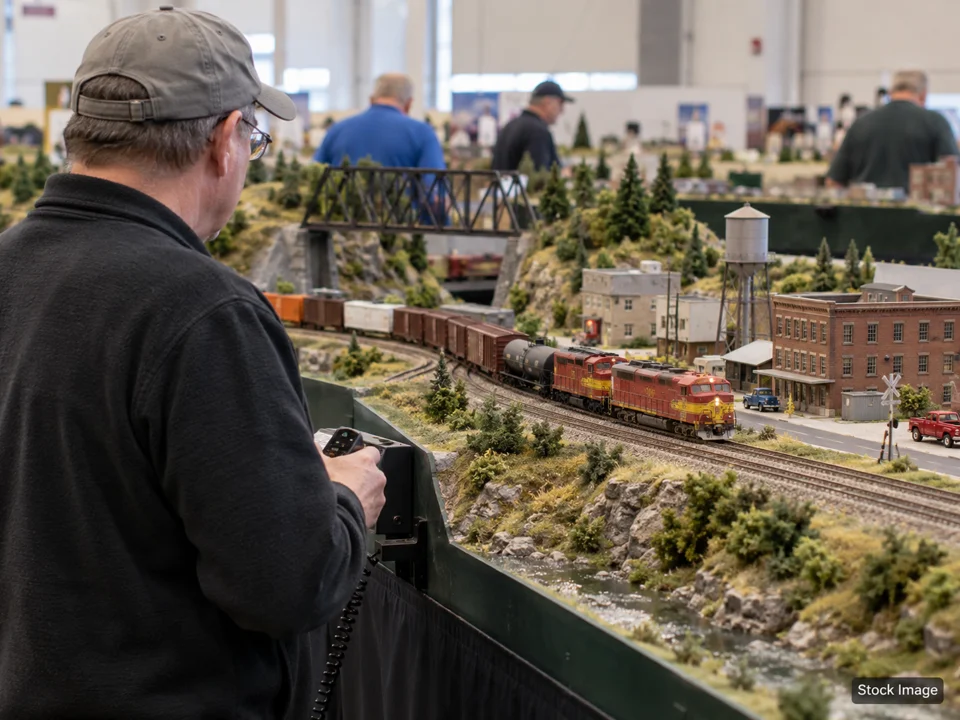 Model Train Shows weekend shows — operating layout scene