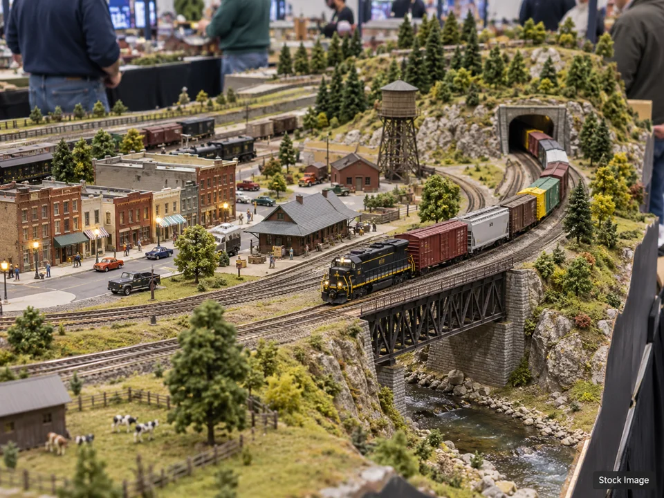 31st Annual MOVMRC Parkersburg Train Show: Model Train Shows in Parkersburg, West Virginia (model railroad scene)