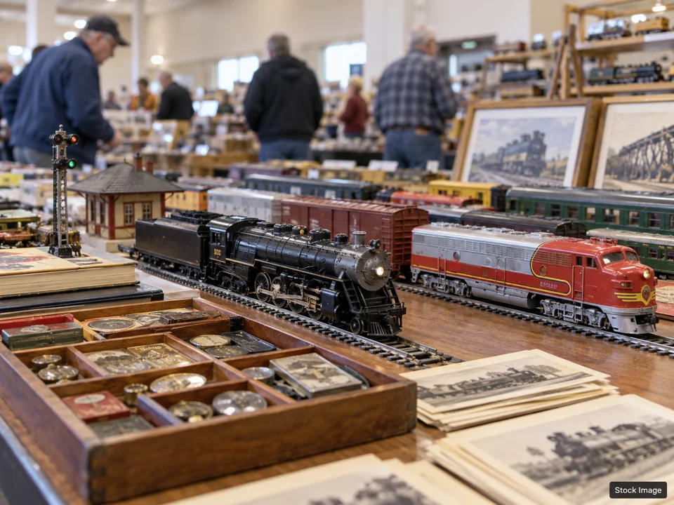 Crossroads of America Annual Railroadiana Train Show and Sale: Model Train Shows in Indianapolis, Indiana (rail/transport collectibles scene)