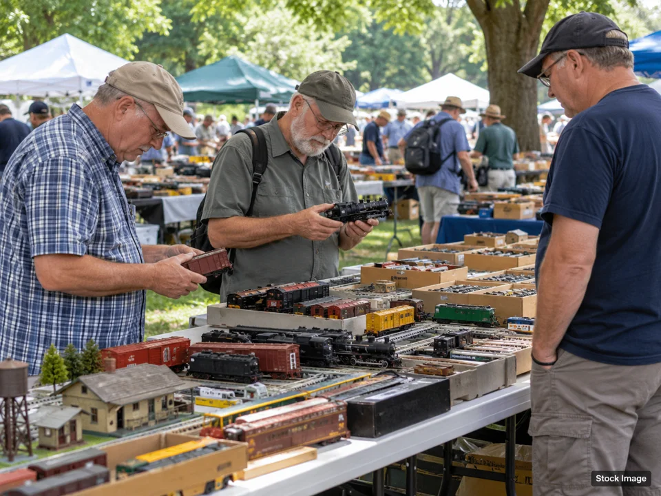 Eighth Annual NMRA Buckeye Division Train Show - Cambridge OH: Model Train Shows in Cambridge, Ohio (train meet/swap scene)