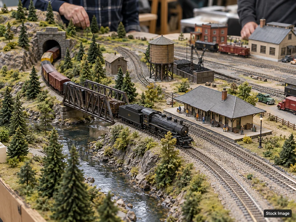 TCA Northern New England Chapter Meet: Model Train Shows in Dover, New Hampshire (model railroad scene)