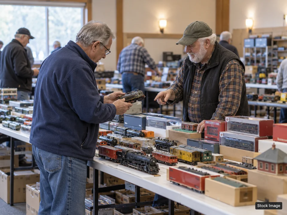 TTOS/Southwestern Division Train Meet: Model Train Shows (train meet/swap scene)